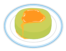 グリーンピースケーキ