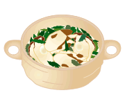 かきとわかめの韓国風スープ