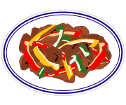 牛肉とパプリカの甘辛炒め