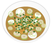 米粉でつくるジンジャーねぎのとろみスープ