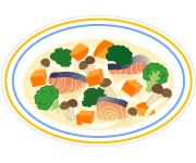 鮭とブロッコリーのクリームシチュー