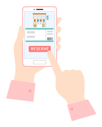 ネットでレストランの予約