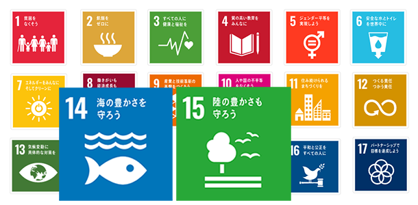 SDGs14と15海と陸の豊かさを守ろう
