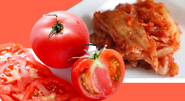 【美と健康】を手に入れよう！～腸活でお腹の中から美しくなる！～キムチ＆トマトの真っ赤に色づく栄養満点サラダレシピ～